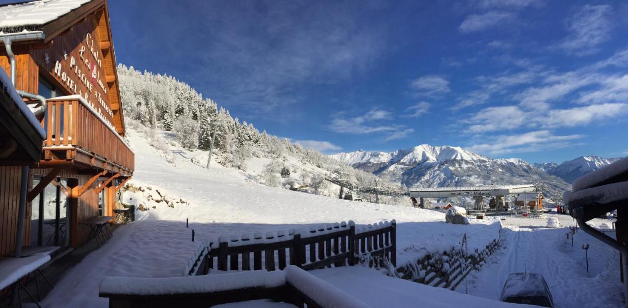 Chalet Hotel Les Blancs Pra Loup Luaran gambar