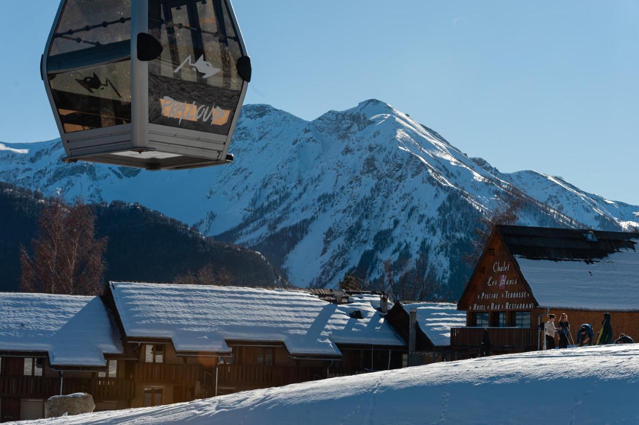 Chalet Hotel Les Blancs Pra Loup Luaran gambar